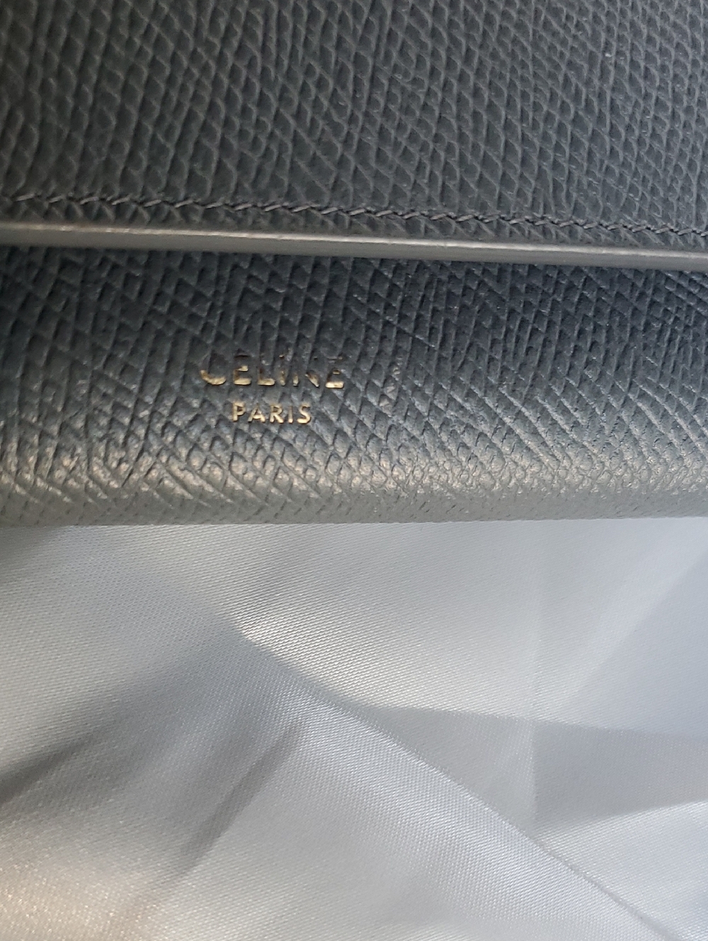 Celine GrLeather Long Wallet - Sleek Organizer Gorgeous Conditions No Calls Offs - Picture 4 of 16